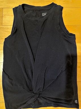 Athleta Girl Twist Around Tank Twist Front Tank in Navy Girls Size 7